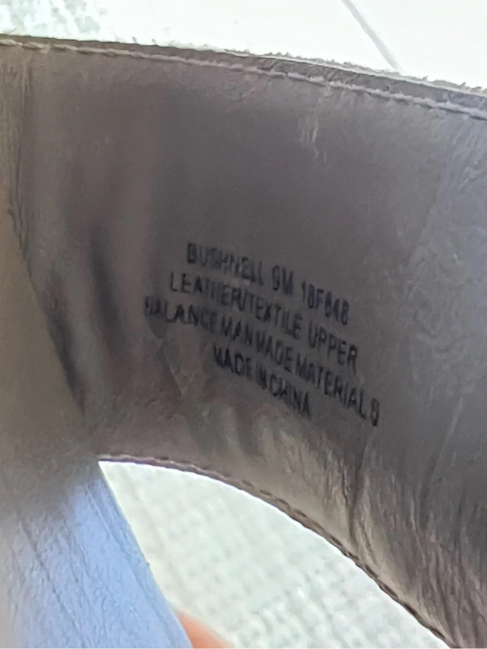 OTBT Bushnell wedge sandal metallic bronze platform sole leather/textile upper 9